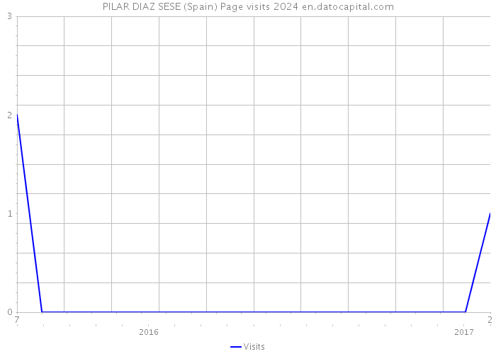 PILAR DIAZ SESE (Spain) Page visits 2024 