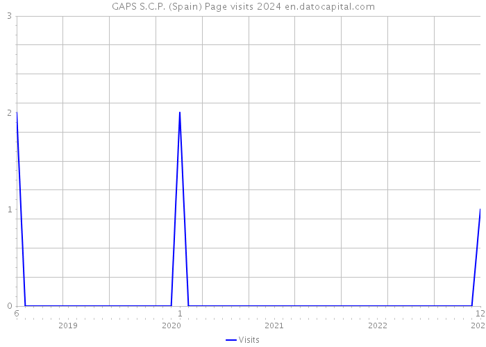 GAPS S.C.P. (Spain) Page visits 2024 