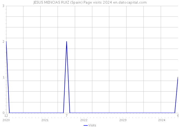 JESUS MENCIAS RUIZ (Spain) Page visits 2024 