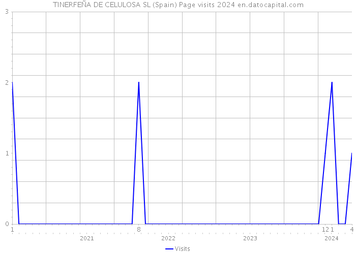 TINERFEÑA DE CELULOSA SL (Spain) Page visits 2024 