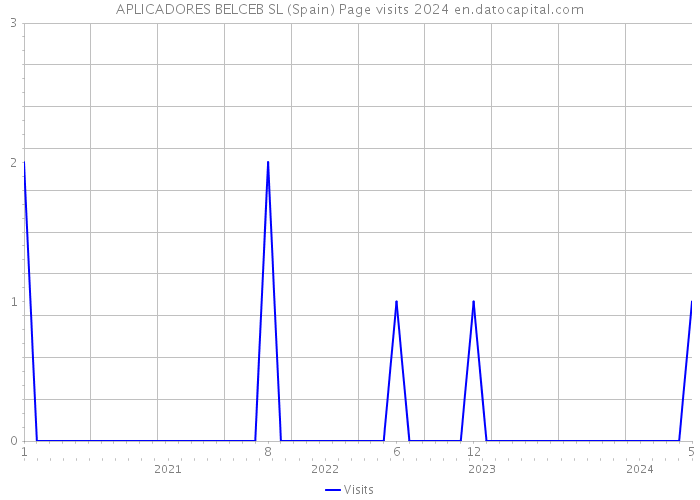 APLICADORES BELCEB SL (Spain) Page visits 2024 