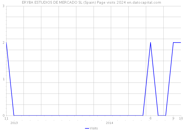 ERYBA ESTUDIOS DE MERCADO SL (Spain) Page visits 2024 