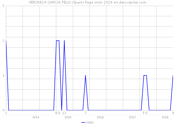 VERONICA GARCIA FELIU (Spain) Page visits 2024 