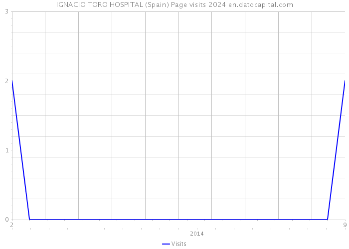 IGNACIO TORO HOSPITAL (Spain) Page visits 2024 