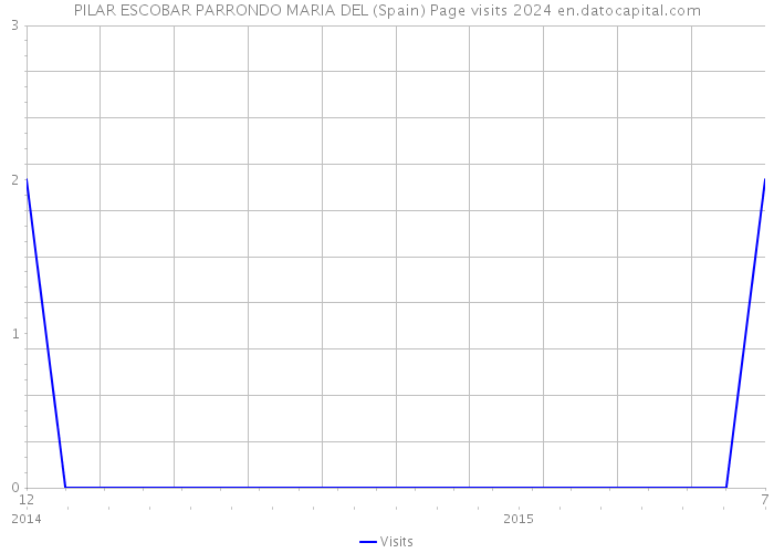 PILAR ESCOBAR PARRONDO MARIA DEL (Spain) Page visits 2024 