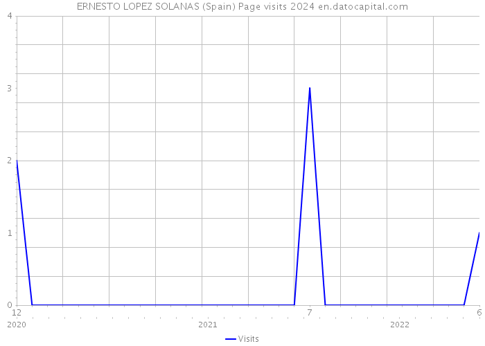 ERNESTO LOPEZ SOLANAS (Spain) Page visits 2024 