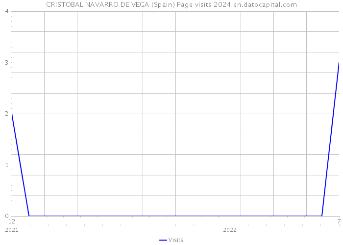 CRISTOBAL NAVARRO DE VEGA (Spain) Page visits 2024 