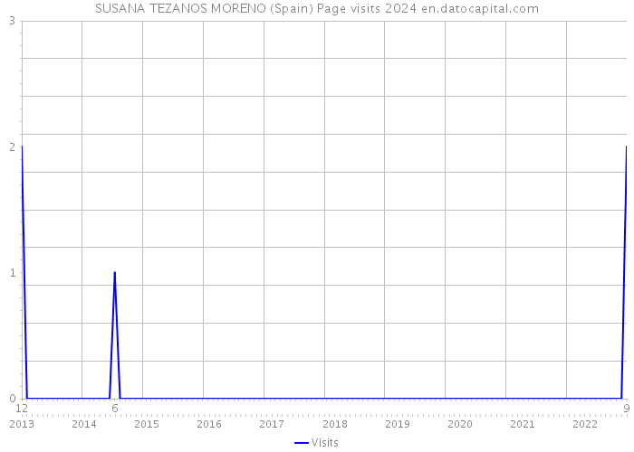 SUSANA TEZANOS MORENO (Spain) Page visits 2024 