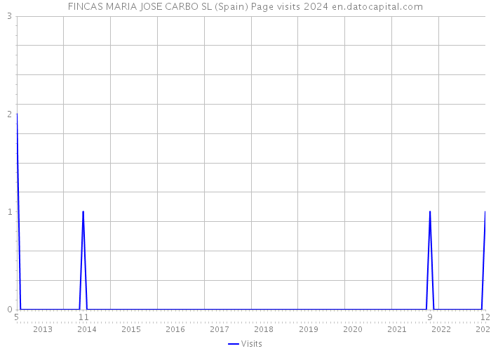 FINCAS MARIA JOSE CARBO SL (Spain) Page visits 2024 