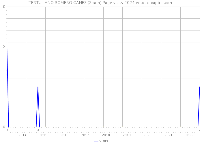 TERTULIANO ROMERO CANES (Spain) Page visits 2024 