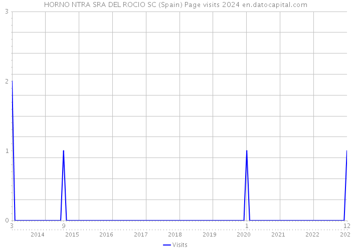 HORNO NTRA SRA DEL ROCIO SC (Spain) Page visits 2024 