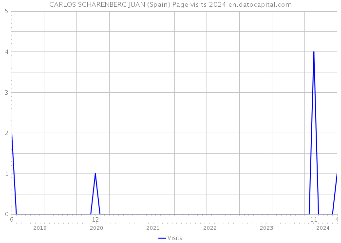 CARLOS SCHARENBERG JUAN (Spain) Page visits 2024 