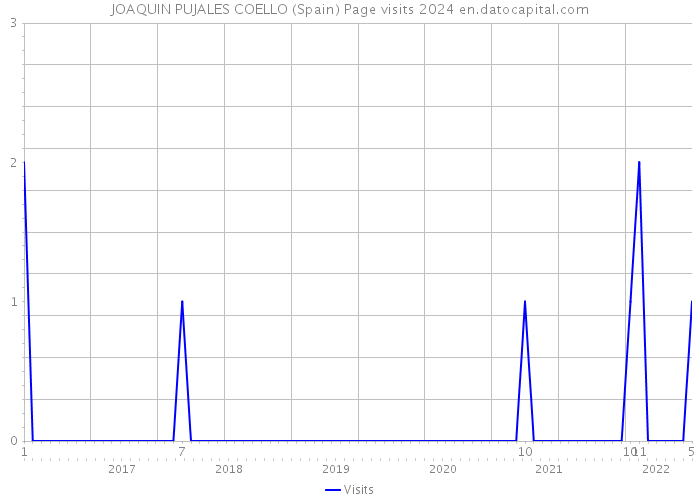 JOAQUIN PUJALES COELLO (Spain) Page visits 2024 