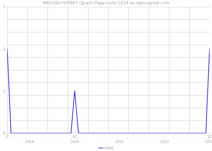MELISSA HOFERT (Spain) Page visits 2024 