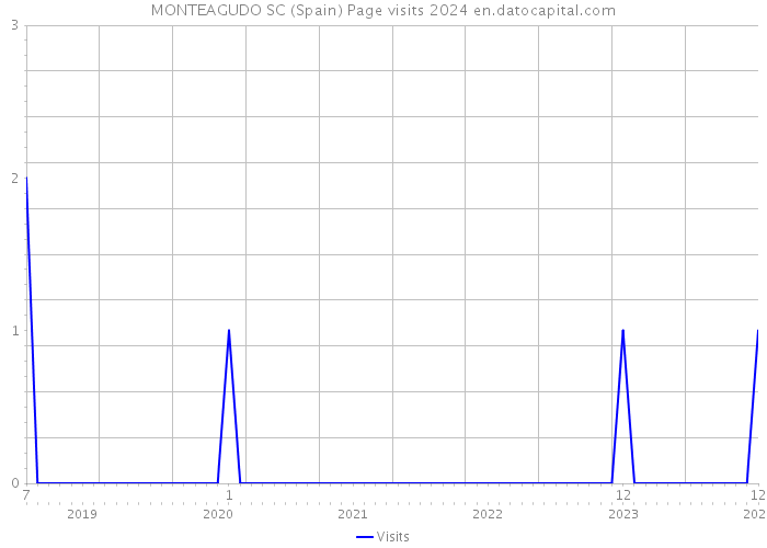 MONTEAGUDO SC (Spain) Page visits 2024 