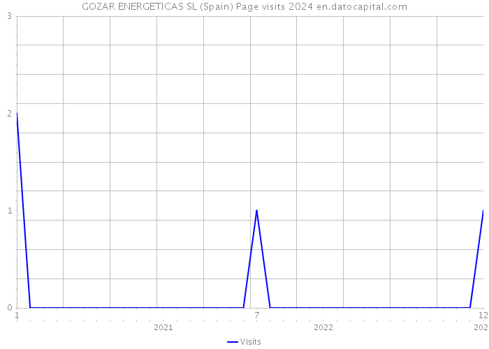 GOZAR ENERGETICAS SL (Spain) Page visits 2024 