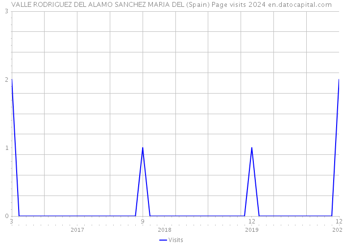 VALLE RODRIGUEZ DEL ALAMO SANCHEZ MARIA DEL (Spain) Page visits 2024 