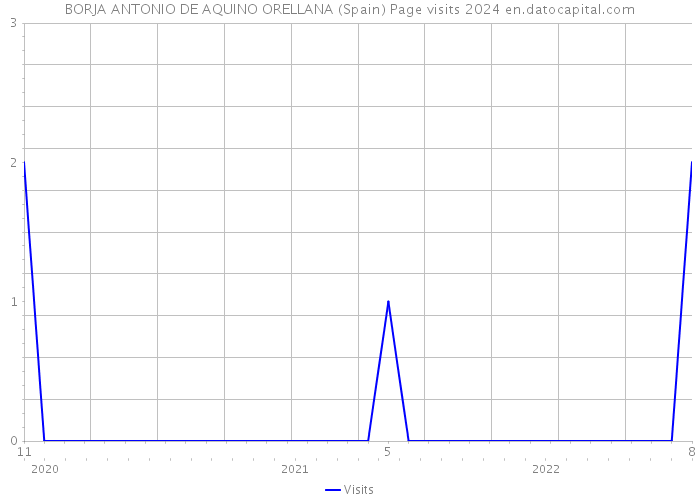 BORJA ANTONIO DE AQUINO ORELLANA (Spain) Page visits 2024 