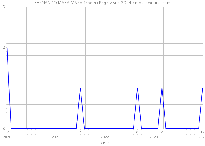 FERNANDO MASA MASA (Spain) Page visits 2024 
