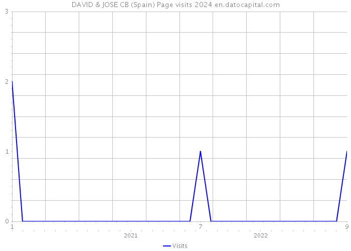 DAVID & JOSE CB (Spain) Page visits 2024 