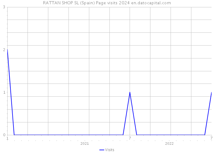 RATTAN SHOP SL (Spain) Page visits 2024 