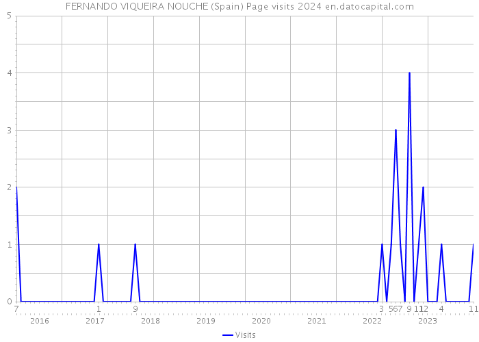 FERNANDO VIQUEIRA NOUCHE (Spain) Page visits 2024 
