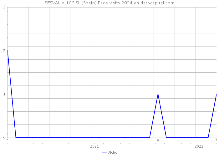 SESVALIA 106 SL (Spain) Page visits 2024 