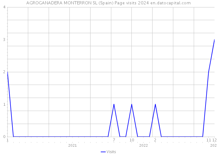 AGROGANADERA MONTERRON SL (Spain) Page visits 2024 