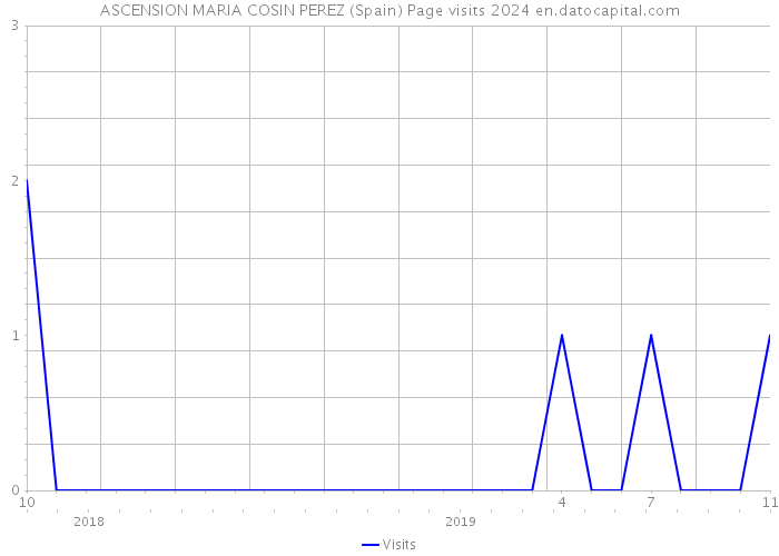 ASCENSION MARIA COSIN PEREZ (Spain) Page visits 2024 