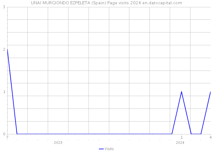 UNAI MURGIONDO EZPELETA (Spain) Page visits 2024 
