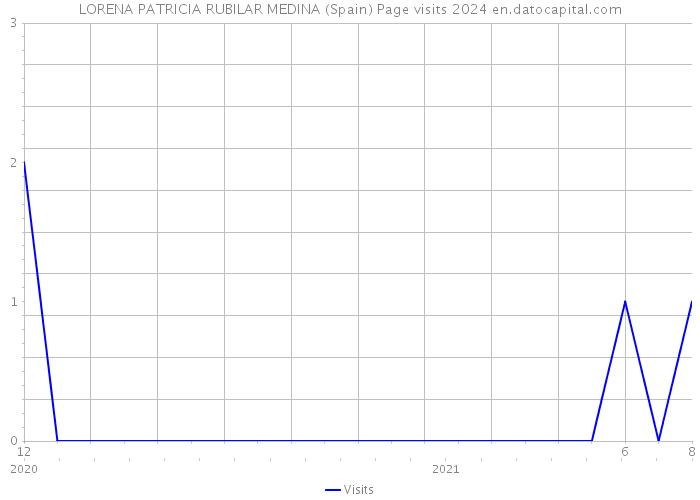 LORENA PATRICIA RUBILAR MEDINA (Spain) Page visits 2024 