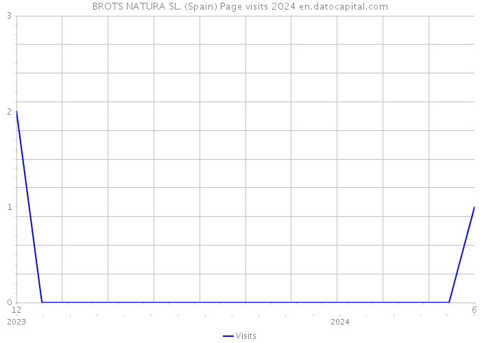 BROTS NATURA SL. (Spain) Page visits 2024 