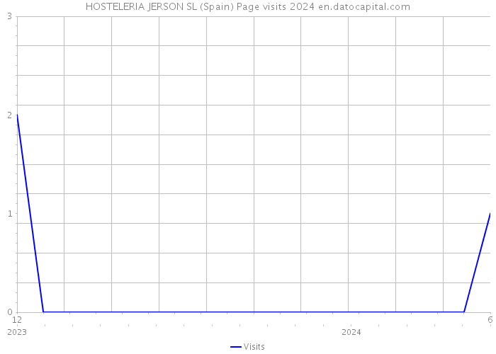 HOSTELERIA JERSON SL (Spain) Page visits 2024 