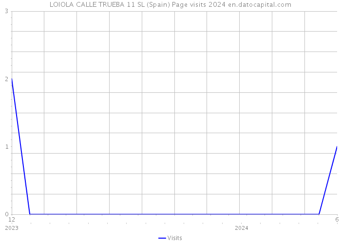 LOIOLA CALLE TRUEBA 11 SL (Spain) Page visits 2024 