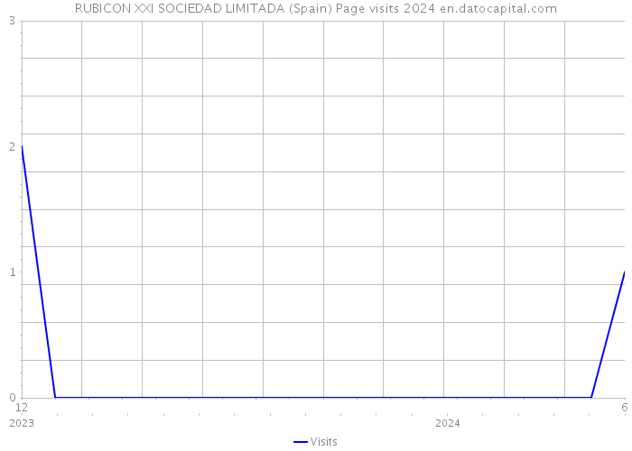 RUBICON XXI SOCIEDAD LIMITADA (Spain) Page visits 2024 