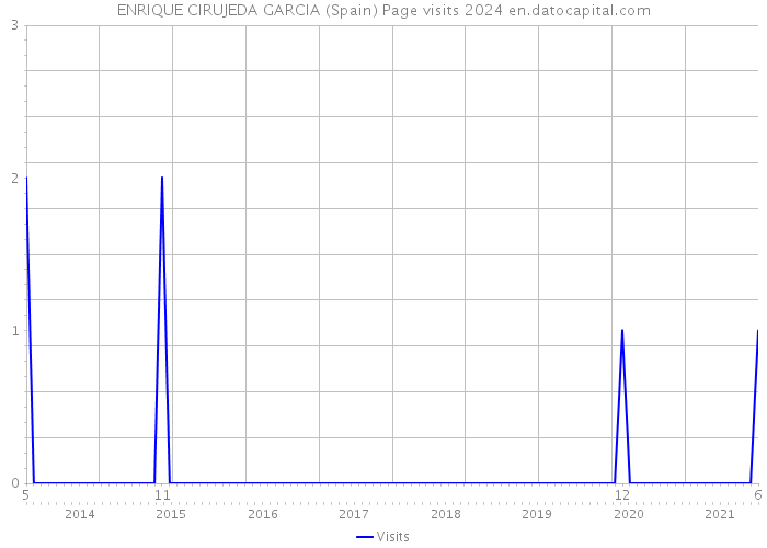 ENRIQUE CIRUJEDA GARCIA (Spain) Page visits 2024 