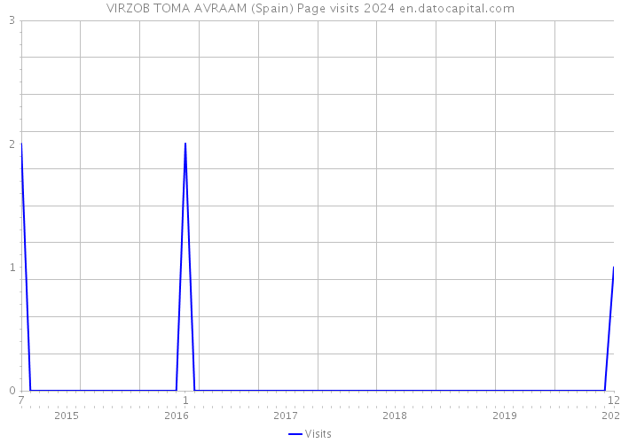 VIRZOB TOMA AVRAAM (Spain) Page visits 2024 