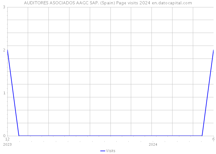 AUDITORES ASOCIADOS AAGC SAP. (Spain) Page visits 2024 