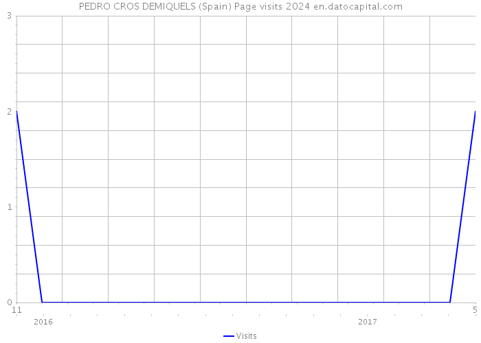PEDRO CROS DEMIQUELS (Spain) Page visits 2024 