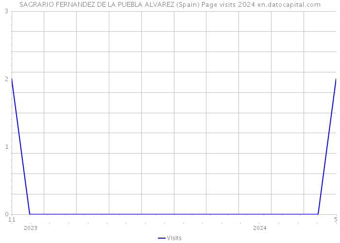 SAGRARIO FERNANDEZ DE LA PUEBLA ALVAREZ (Spain) Page visits 2024 