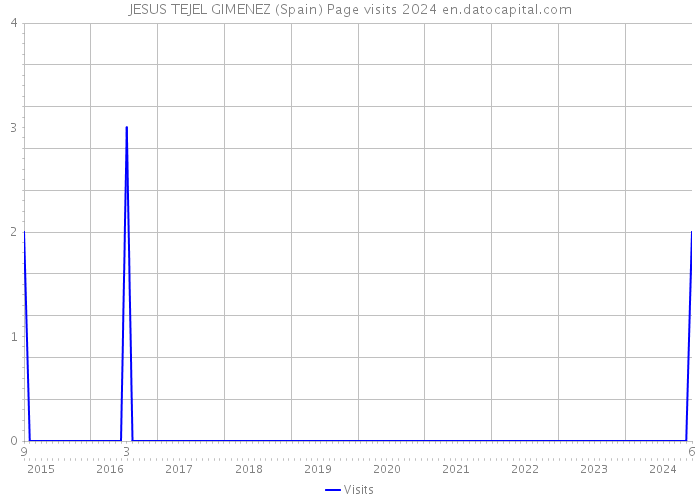 JESUS TEJEL GIMENEZ (Spain) Page visits 2024 