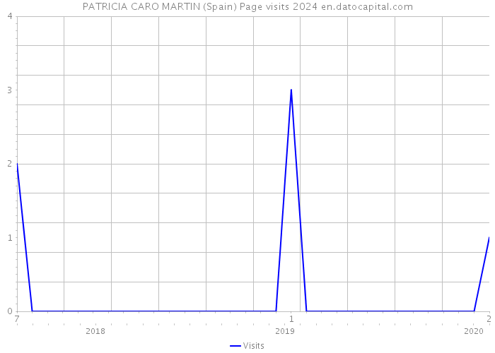 PATRICIA CARO MARTIN (Spain) Page visits 2024 