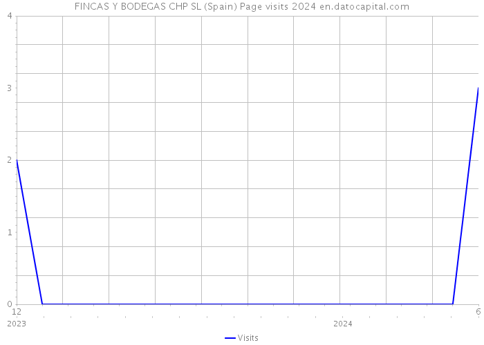 FINCAS Y BODEGAS CHP SL (Spain) Page visits 2024 
