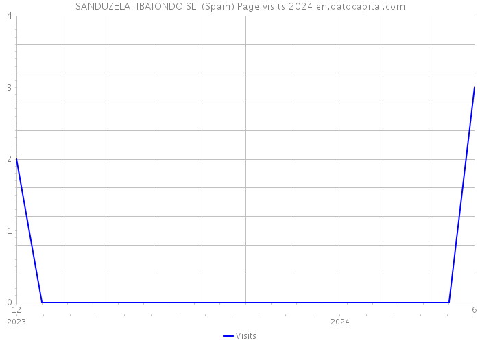 SANDUZELAI IBAIONDO SL. (Spain) Page visits 2024 