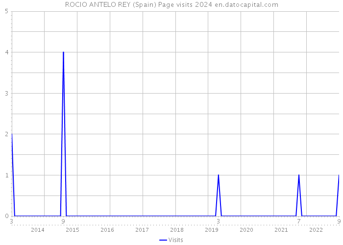 ROCIO ANTELO REY (Spain) Page visits 2024 