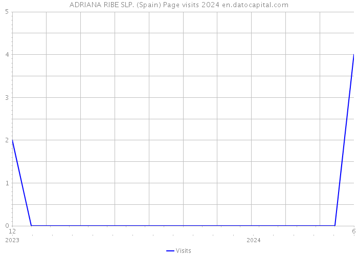 ADRIANA RIBE SLP. (Spain) Page visits 2024 