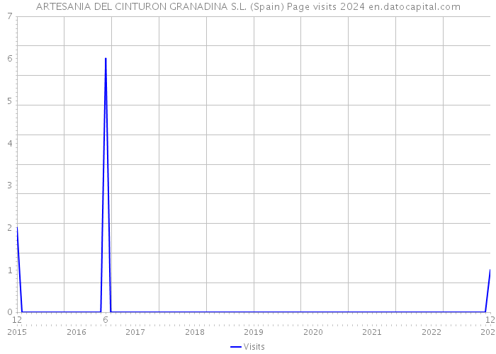 ARTESANIA DEL CINTURON GRANADINA S.L. (Spain) Page visits 2024 