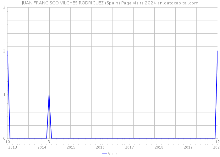 JUAN FRANCISCO VILCHES RODRIGUEZ (Spain) Page visits 2024 