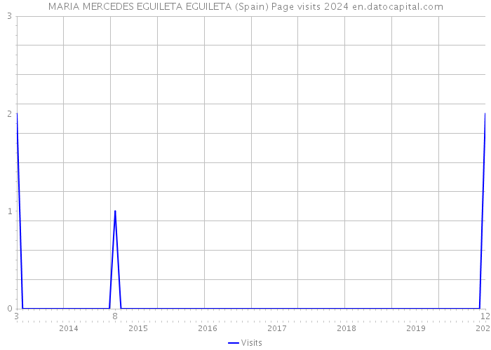 MARIA MERCEDES EGUILETA EGUILETA (Spain) Page visits 2024 