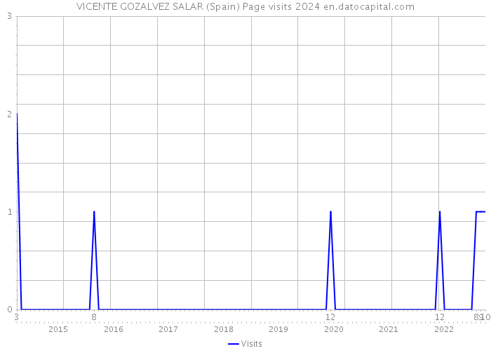 VICENTE GOZALVEZ SALAR (Spain) Page visits 2024 